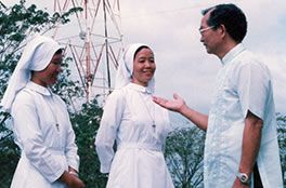 Priest and Nuns in Myanmar